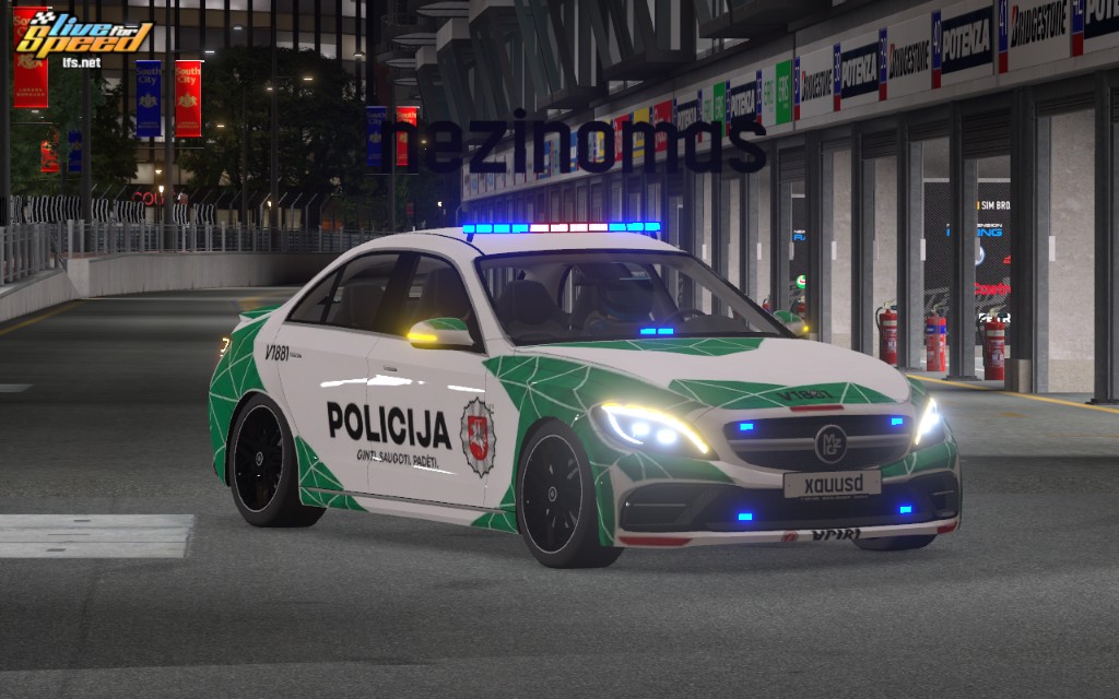 Cadet policijos skin pavyzdys žaidime